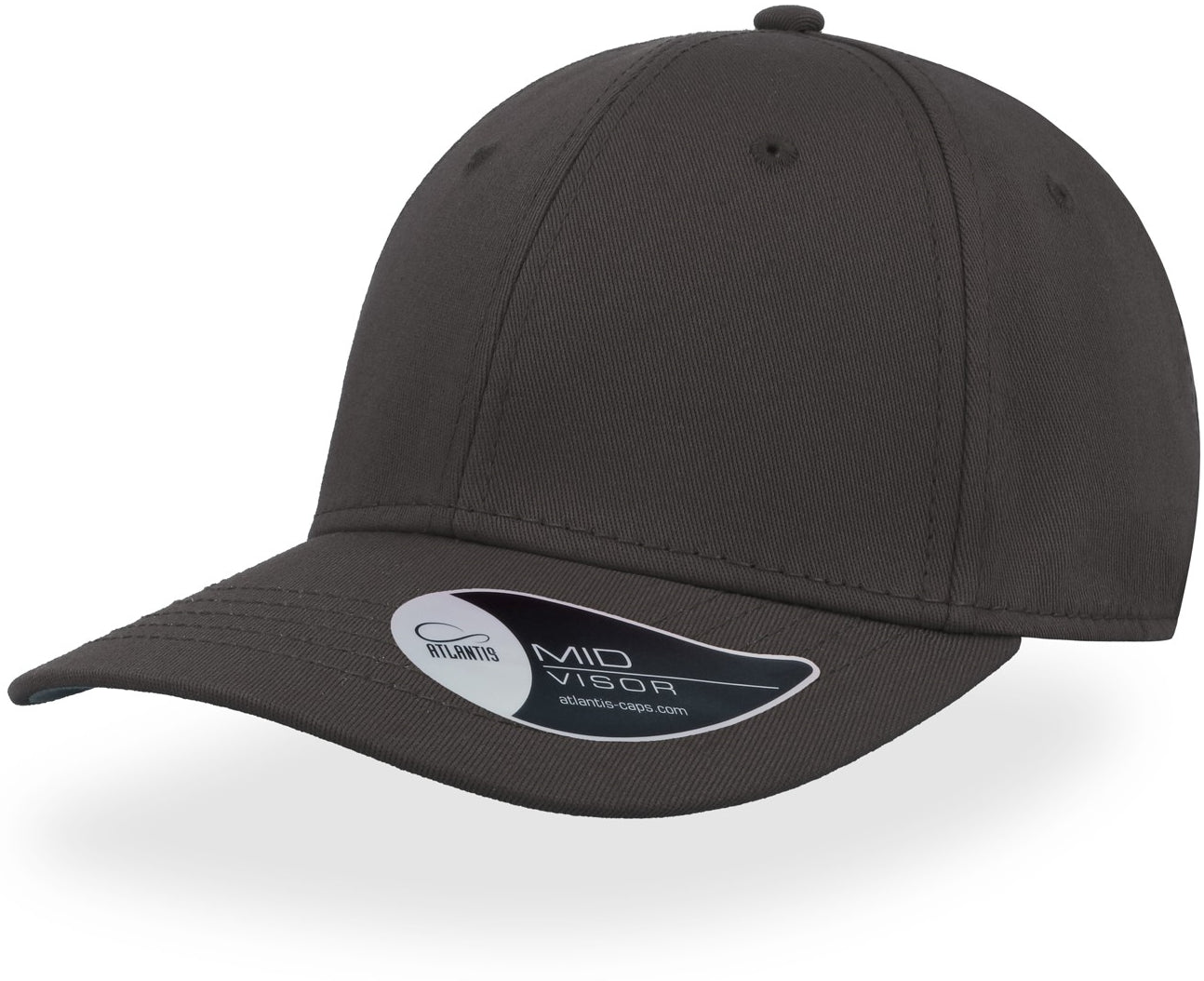 Atlantis Pitcher Flexible Fit 6 Panel Cap - Grey