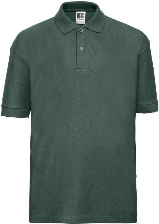 Russell Classic PolyCotton Polo Youths - Bottle Green