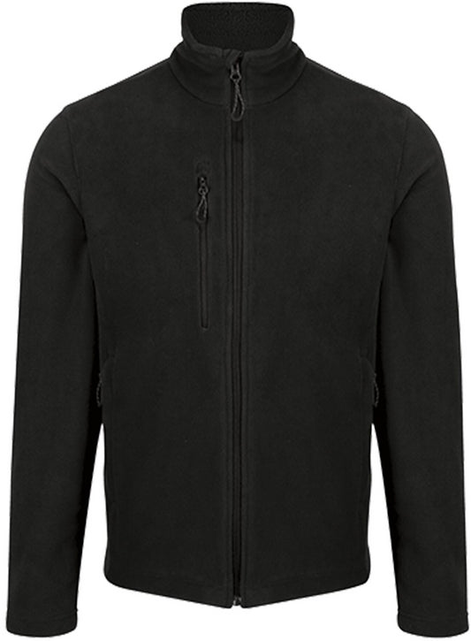 Regatta Honestly Made Recycled Full Zip Fleece - Black