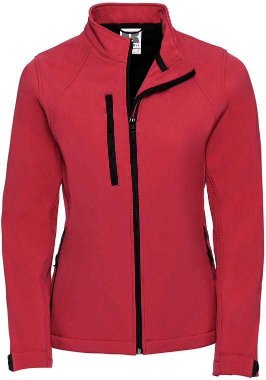 Russell Softshell Ladies Jacket - Classic Red