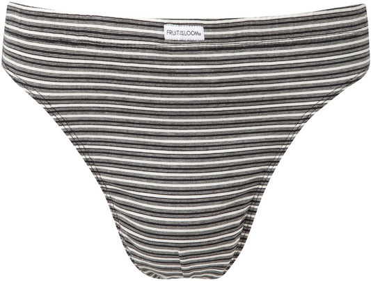 FotL Underwear Classic Slip Brief 3 Pack - Black Stripe