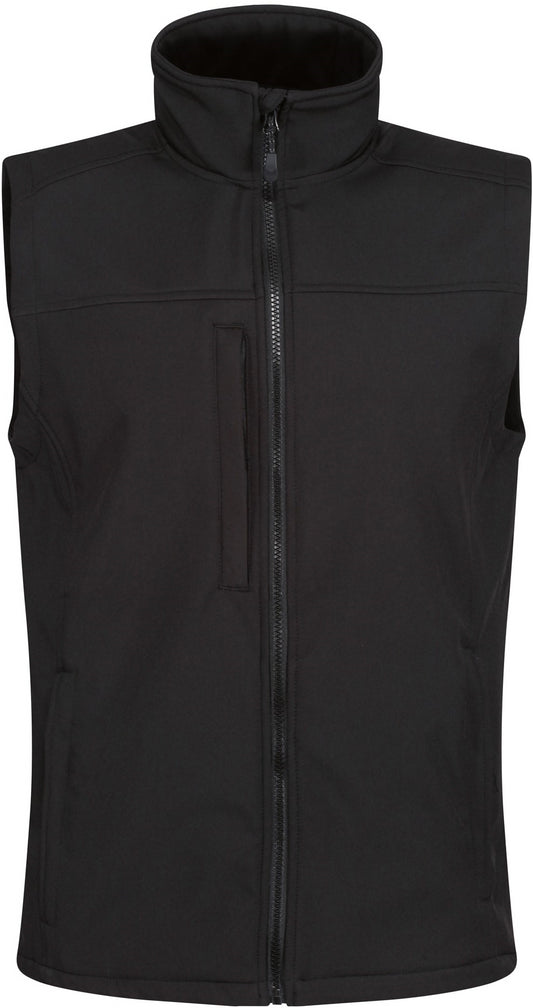 Regatta Flux Softshell Bodywarmer - Black/Black