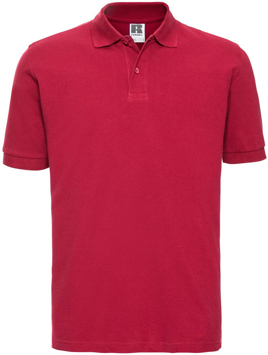 Russell Classic Cotton Polo Mens - Classic Red