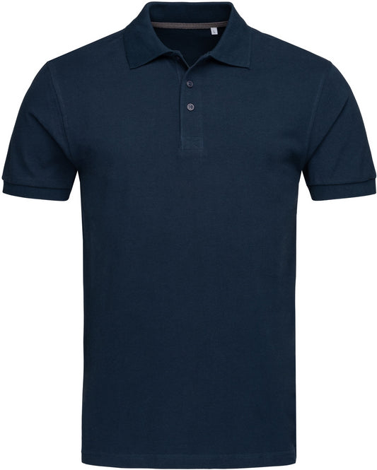 Stedman Stars Harper Cotton Polo - Marina Blue