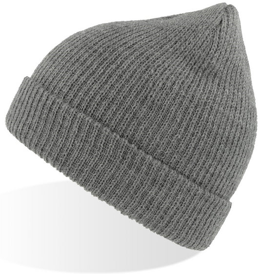 Atlantis Woolly Wool Blend Beanie - Grey Melange