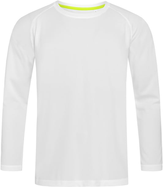 Stedman Active Sports 140 L/S T Mens - White