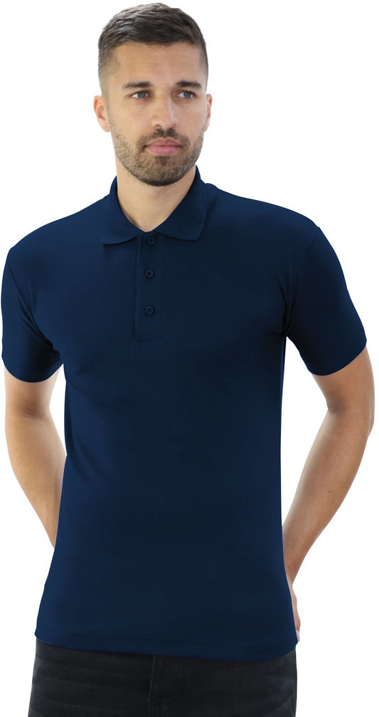 Casual Classic Pique Polo - Navy