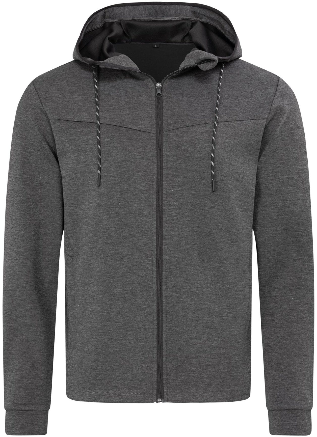 Stedman Recycled Hooded Scuba Jacket Mens - Anthra Heather