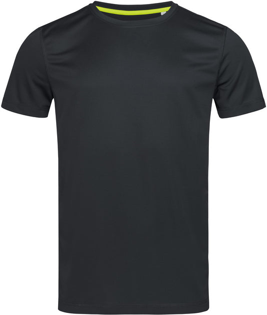 Stedman Active Sports Set In Mesh Mens T - Black Opal