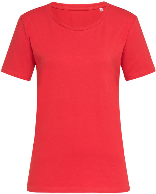 Stedman Stars Relax Crew Neck T Ladies - Scarlet Red