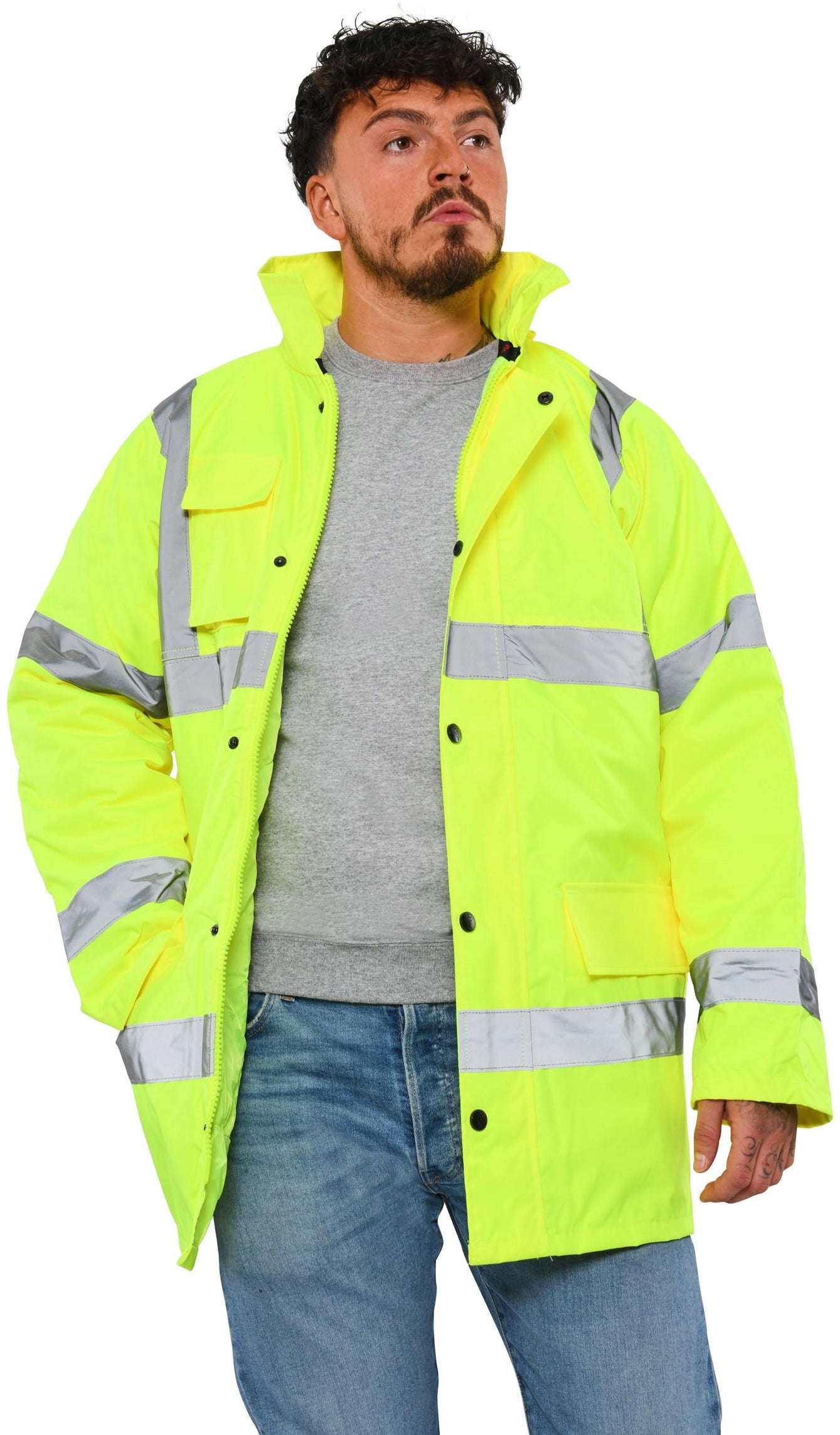Warrior Utah Hi Viz Jacket - Saturn Yellow