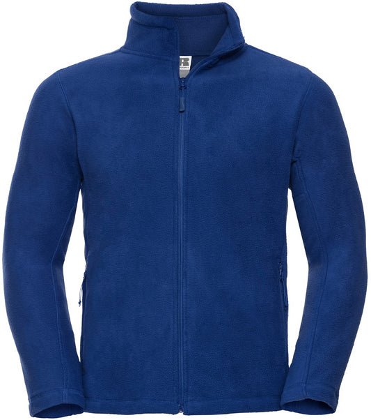 Russell Full Zip Mens Fleece - Bright Royal