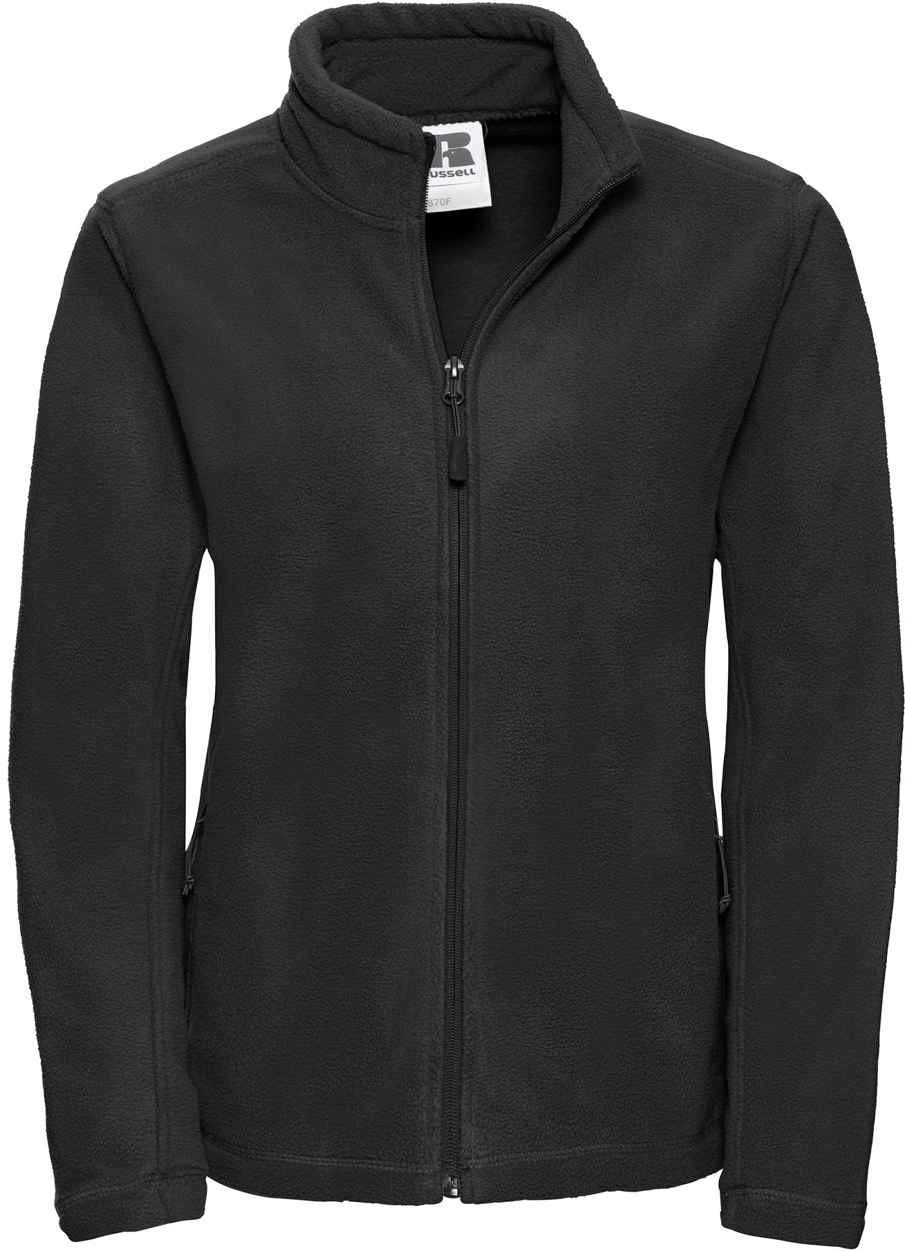 Russell Full Zip Ladies Fleece - Black