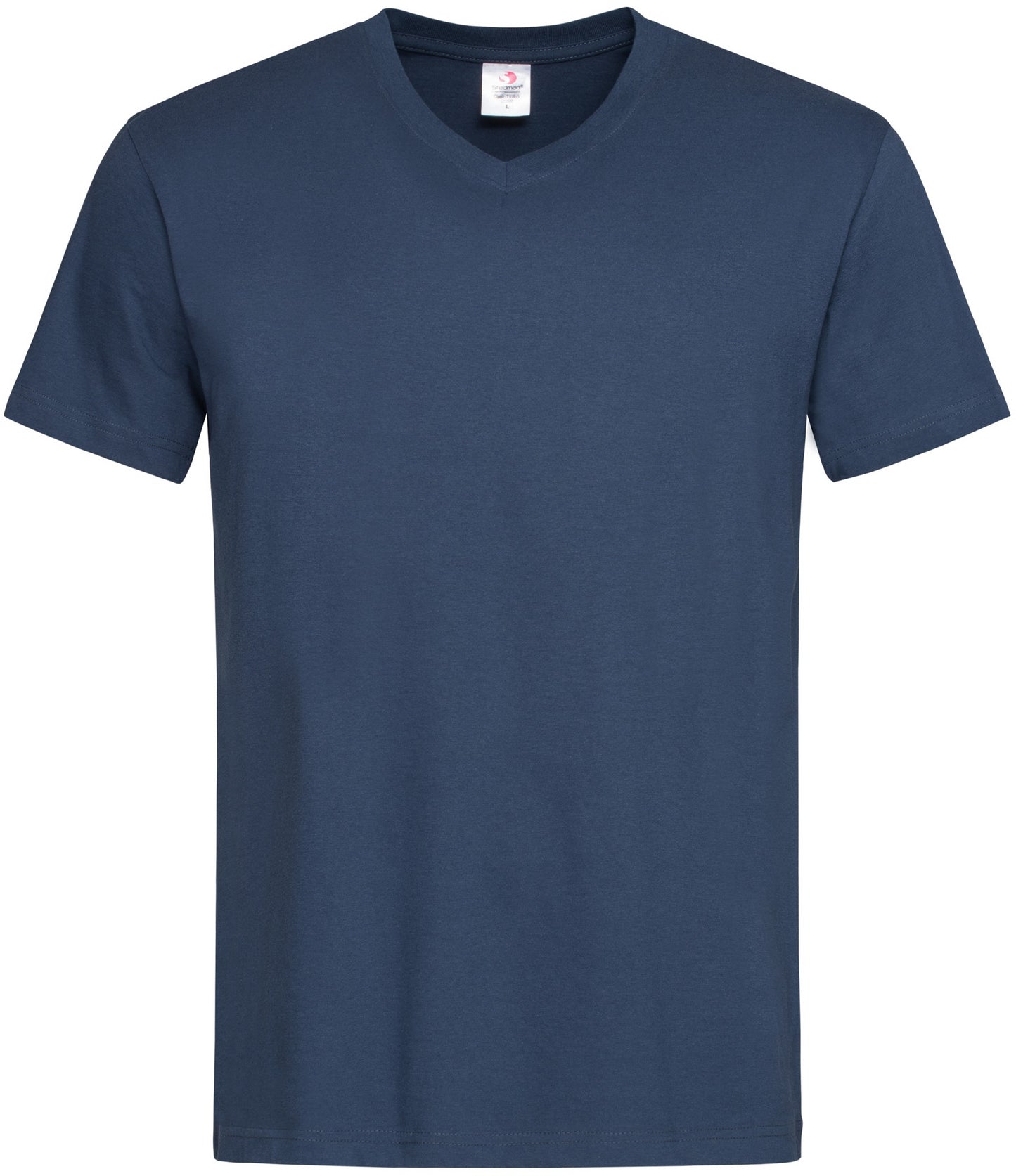 Stedman Classic V Neck T-Shirt - Navy