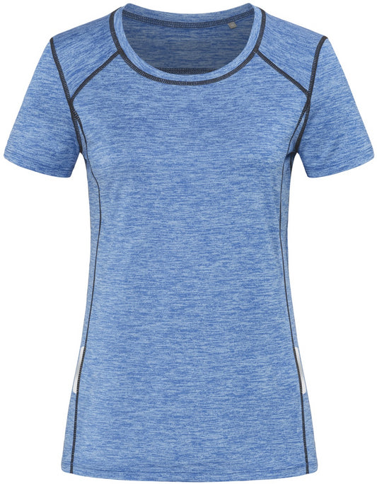 Stedman Recycled Sports T Reflect Ladies - Blue Heather