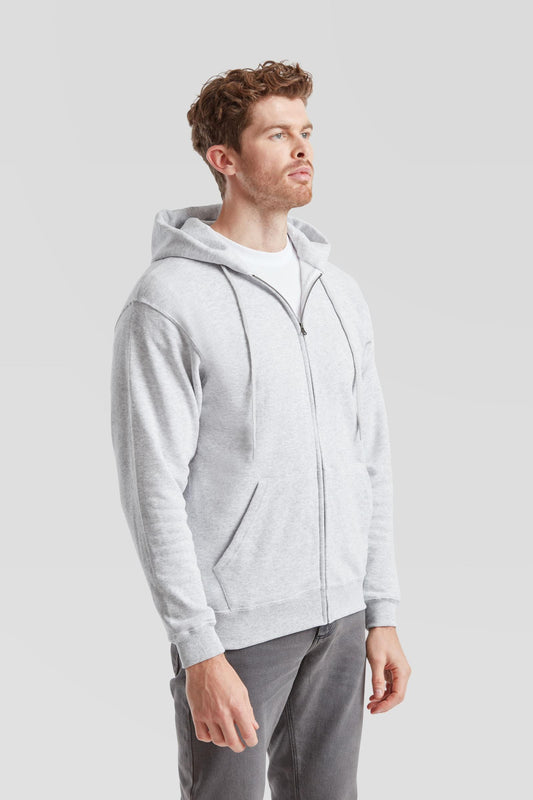 FotL Classic Zip Hood Mens - Heather Grey