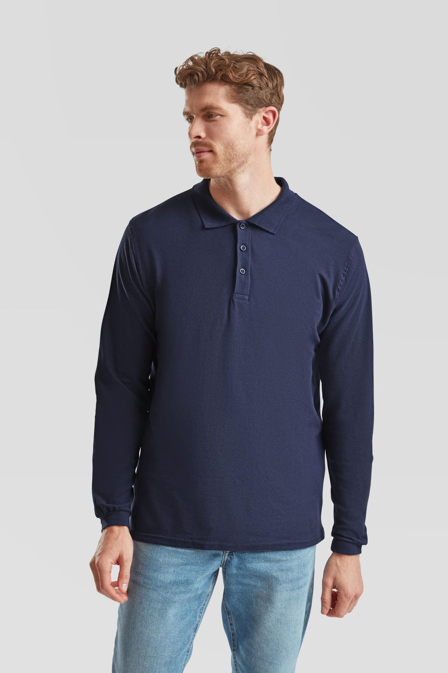 FotL Premium Polo L/S - Navy