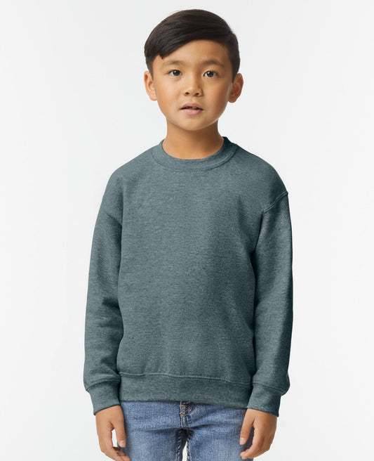 Gildan Kids Set In Sweat - Dk Heather