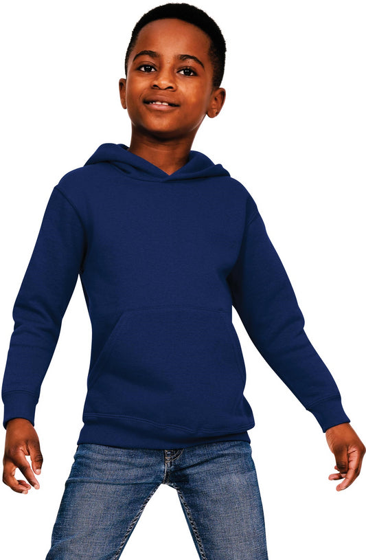 Casual Ringspun Blended Kids Hood - Navy