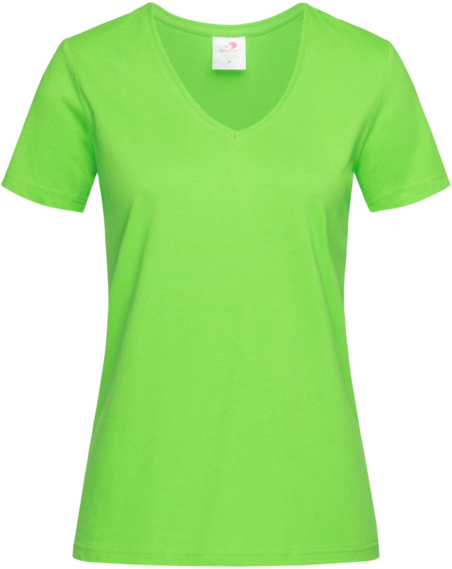 Stedman Classic Ladies V Neck T-Shirt - Kiwi