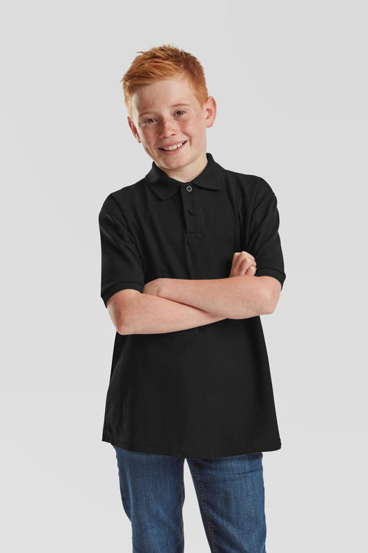 FotL Kids Polo 65/35 - Black