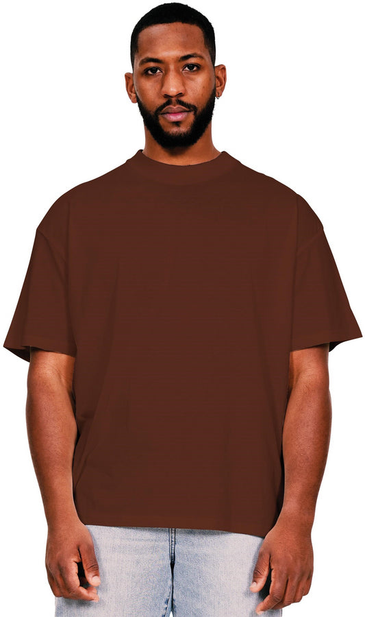 Casual Ringspun Core 150 Extended Neck T - Chocolate