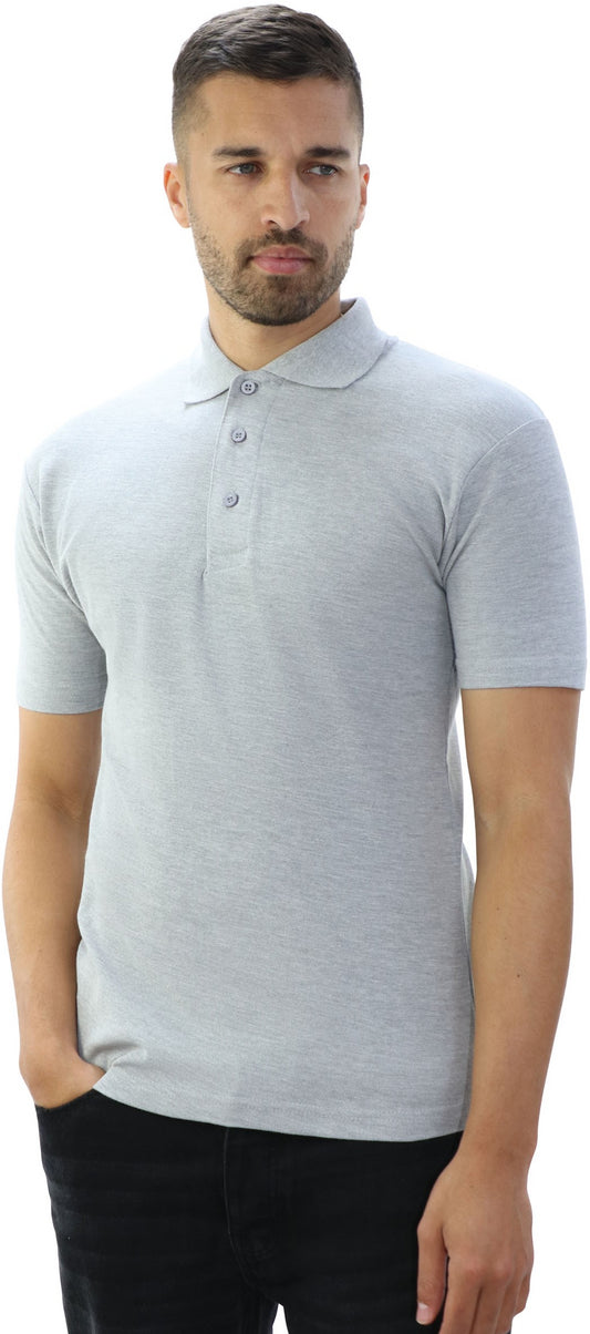 Casual Classic Pique Polo - Sport Grey