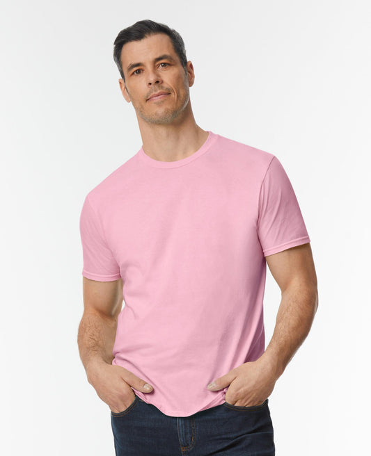 Gildan Softstyle Enzyme Washed T - Charity Pink