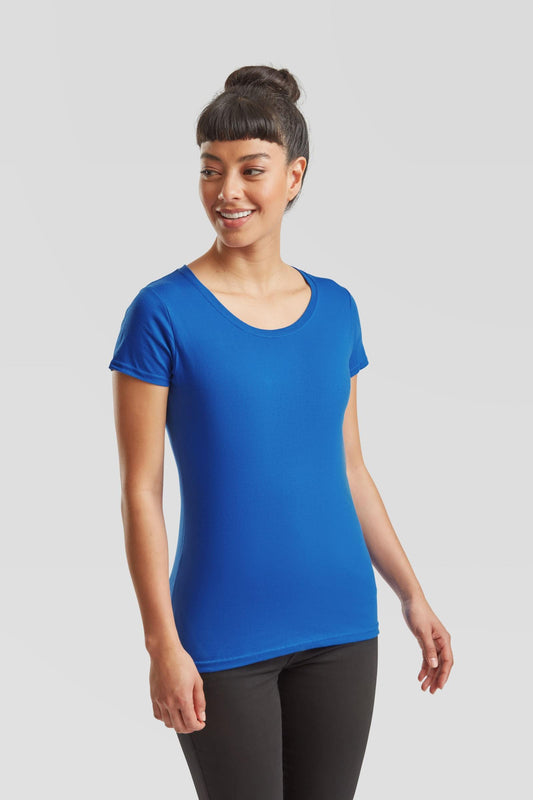 FotL Iconic 195 Ringspun Premium T Ladies - Royal