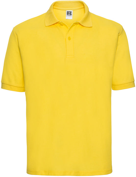 Russell Classic PolyCotton Polo - Yellow