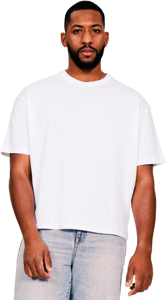 Casual Ringspun Core 150 Boxy Oversize T - White