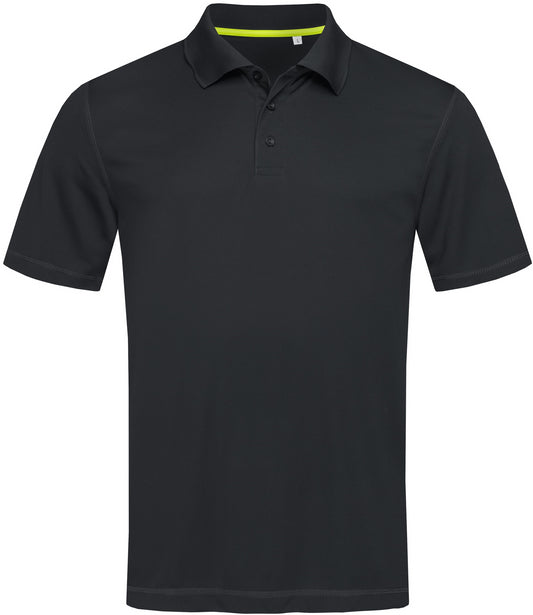 Stedman Active Sports 140 Mesh Mens Polo - Black Opal