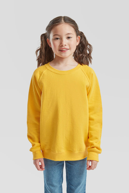 FotL Classic Raglan Sweat Kids - Sunflower