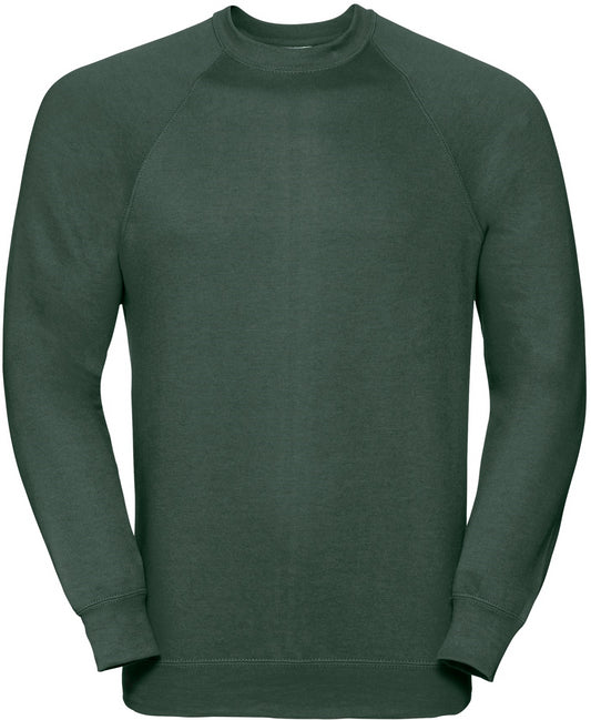 Russell Classic Raglan Sweat - Bottle Green