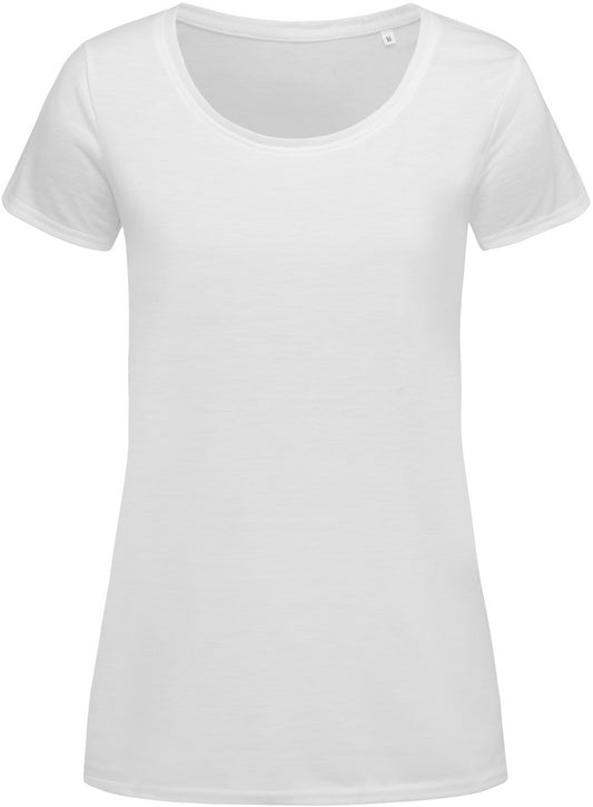 Stedman Active Sports Cotton Touch T Ladies - White