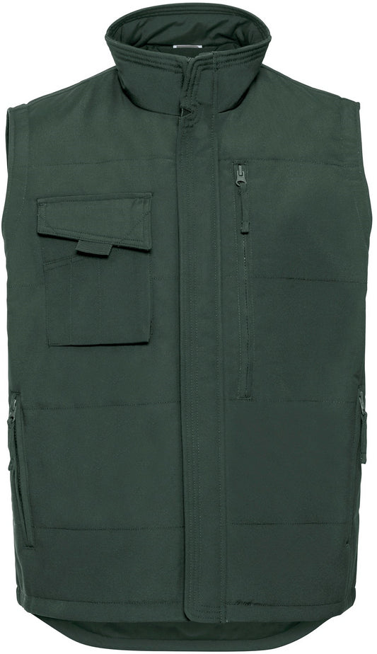 Russell Heavy Duty Workwear Gilet - Bottle Green