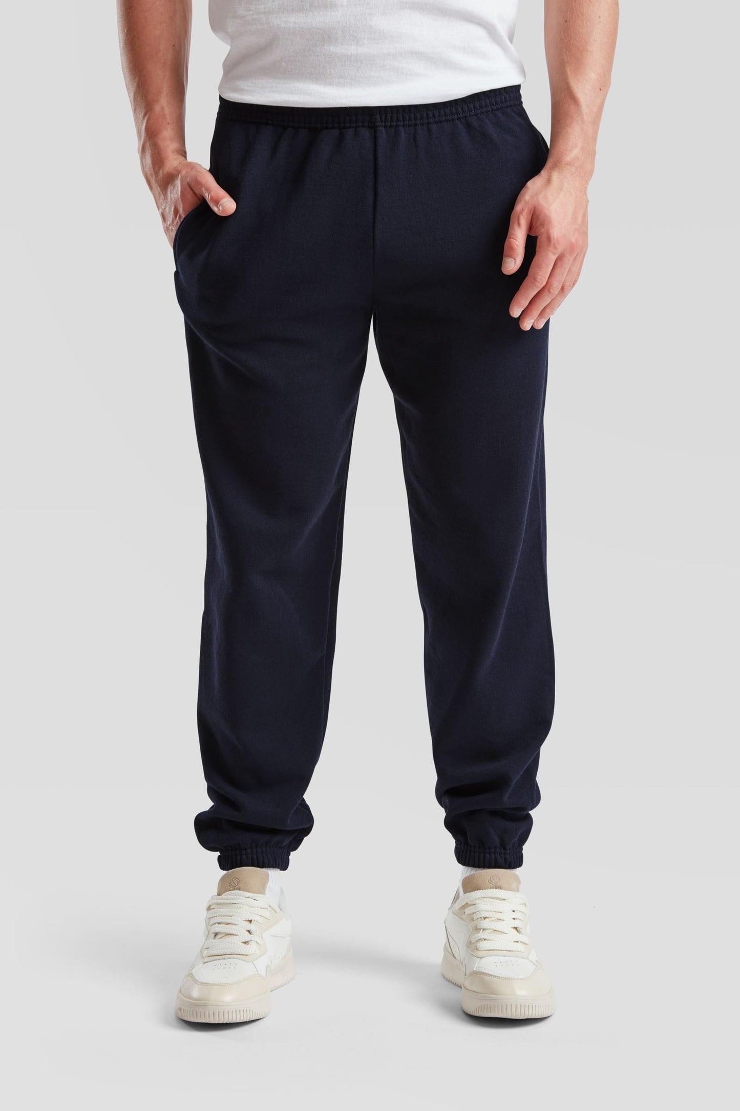 FotL Classic Elastic Cuff Jog Pant - Navy