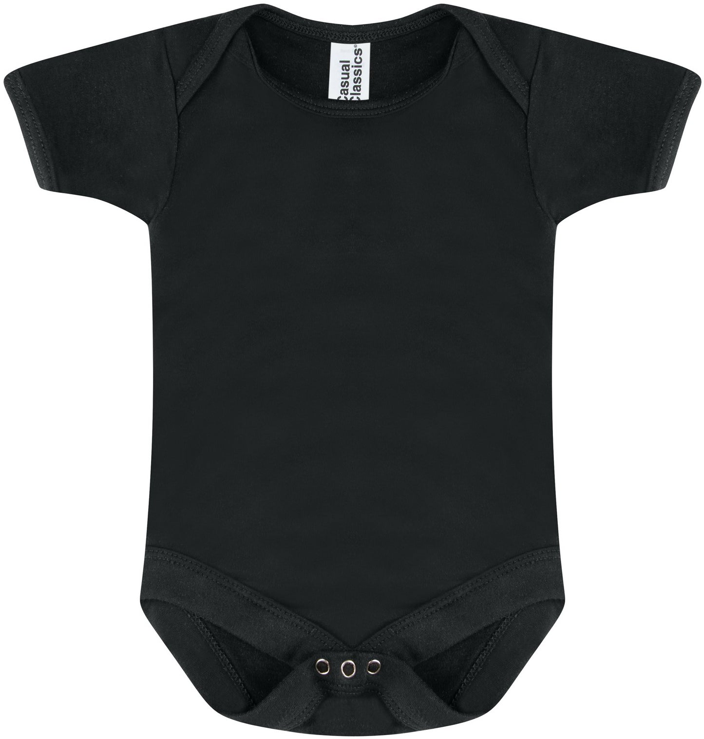 Casual Classic Baby Body Suit - Black