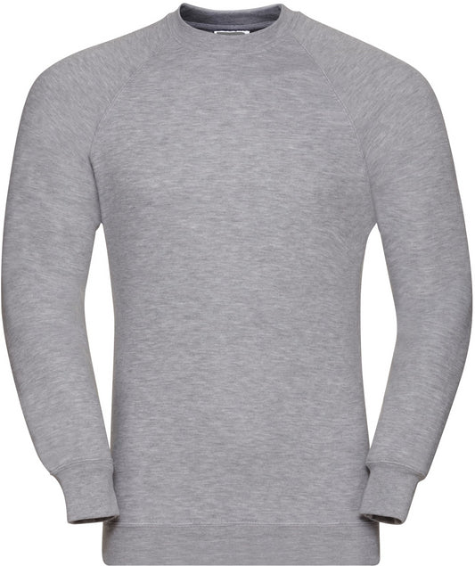 Russell Classic Raglan Sweat - Light Oxford