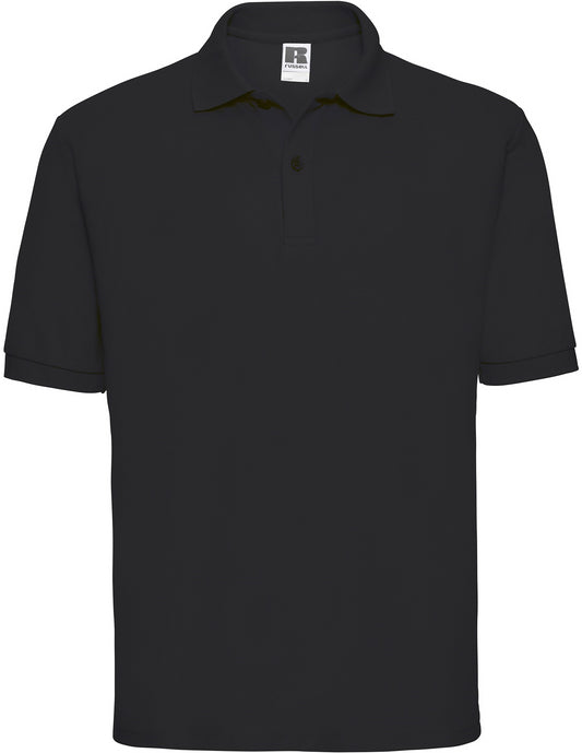 Russell Classic PolyCotton Polo - Black