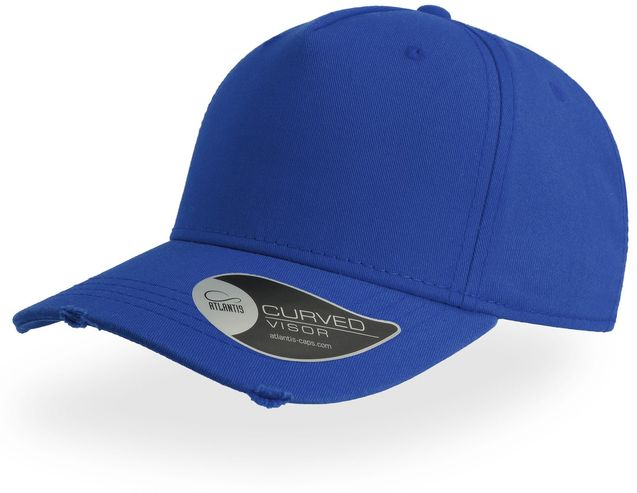 Atlantis Cargo Weathered Visor 5 Panel Cap - Royal