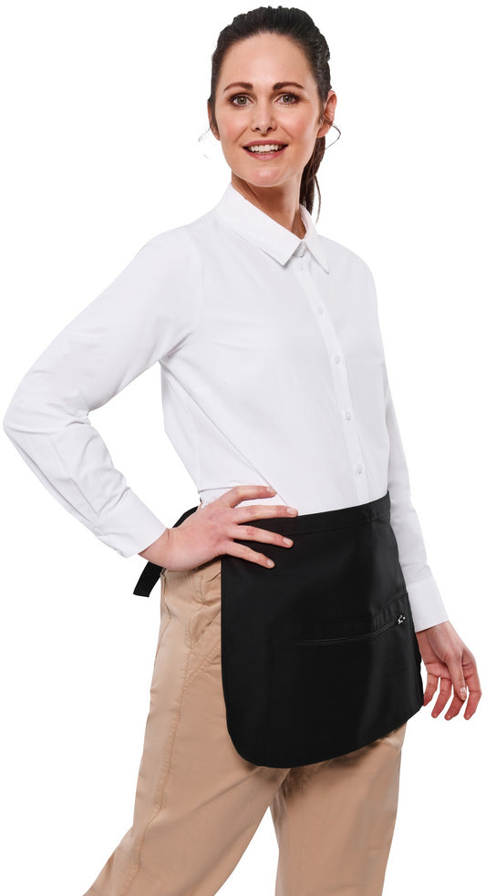 BonChef Zipped Money Pocket Apron - Black