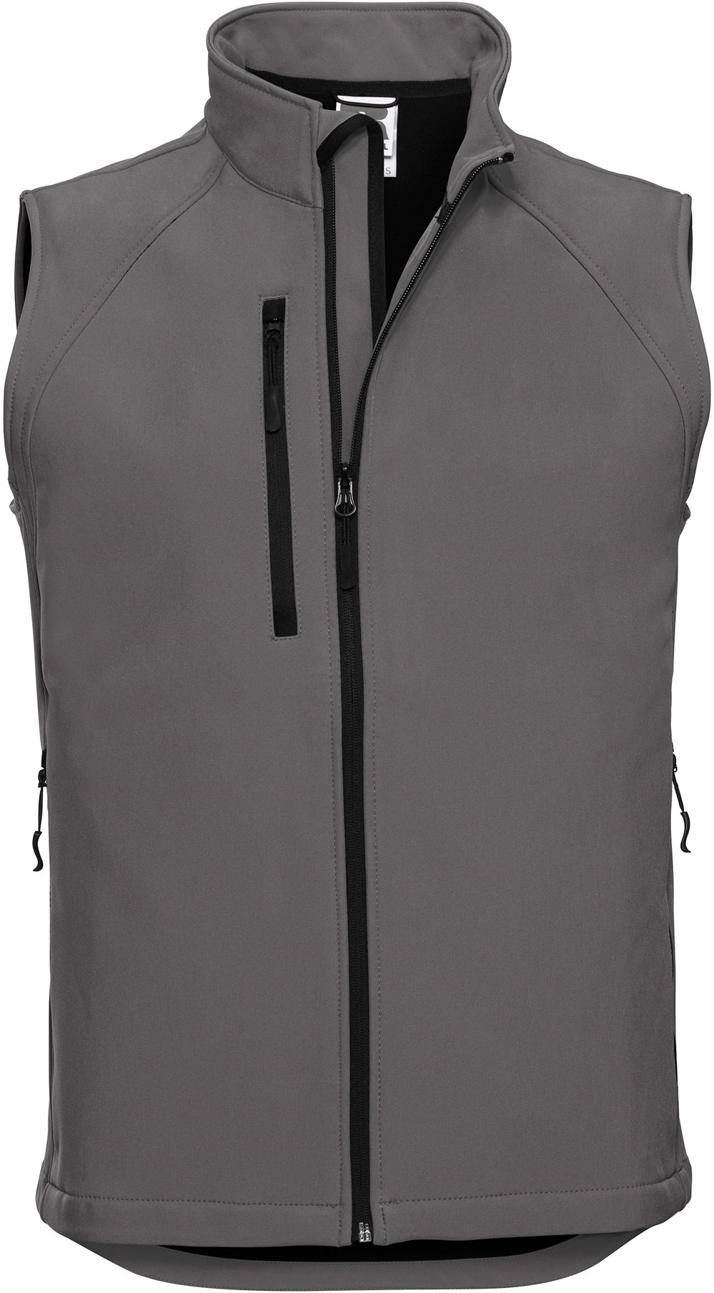 Russell Softshell Gilet Mens - Titanium