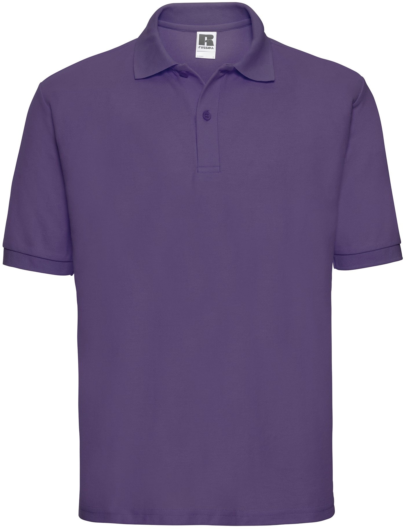 Russell Classic PolyCotton Polo - Purple