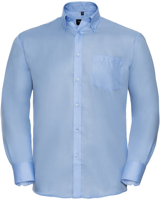Russell Ultimate Non Iron L/S Shirt Mens - Bright Sky