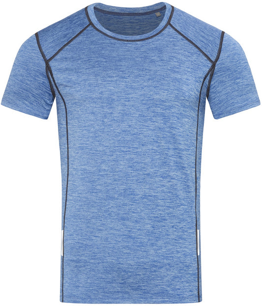 Stedman Recycled Sports T Reflect Mens - Blue Heather