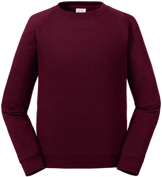 Russell Authentic Raglan Sweat Youths - Burgundy
