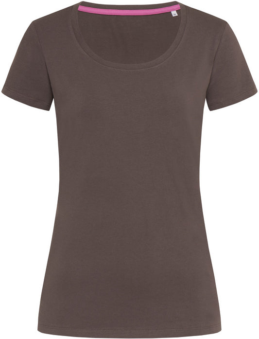 Stedman Stars Claire Crew Neck Ladies T - Dk Chocolate