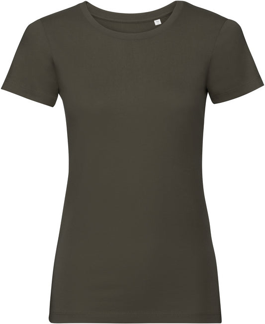 Russell Pure Organic T Ladies - Dark Olive