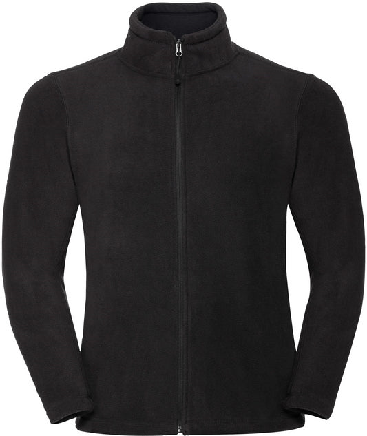 Russell Full Zip Mens Fleece - Black